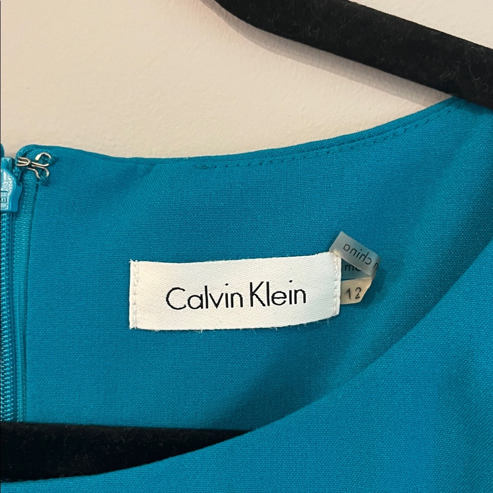Calvin Klein Turquoise Sleeveless Dress - Picture 2 of 9